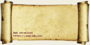 Jakov Mitrinović vizit kartica